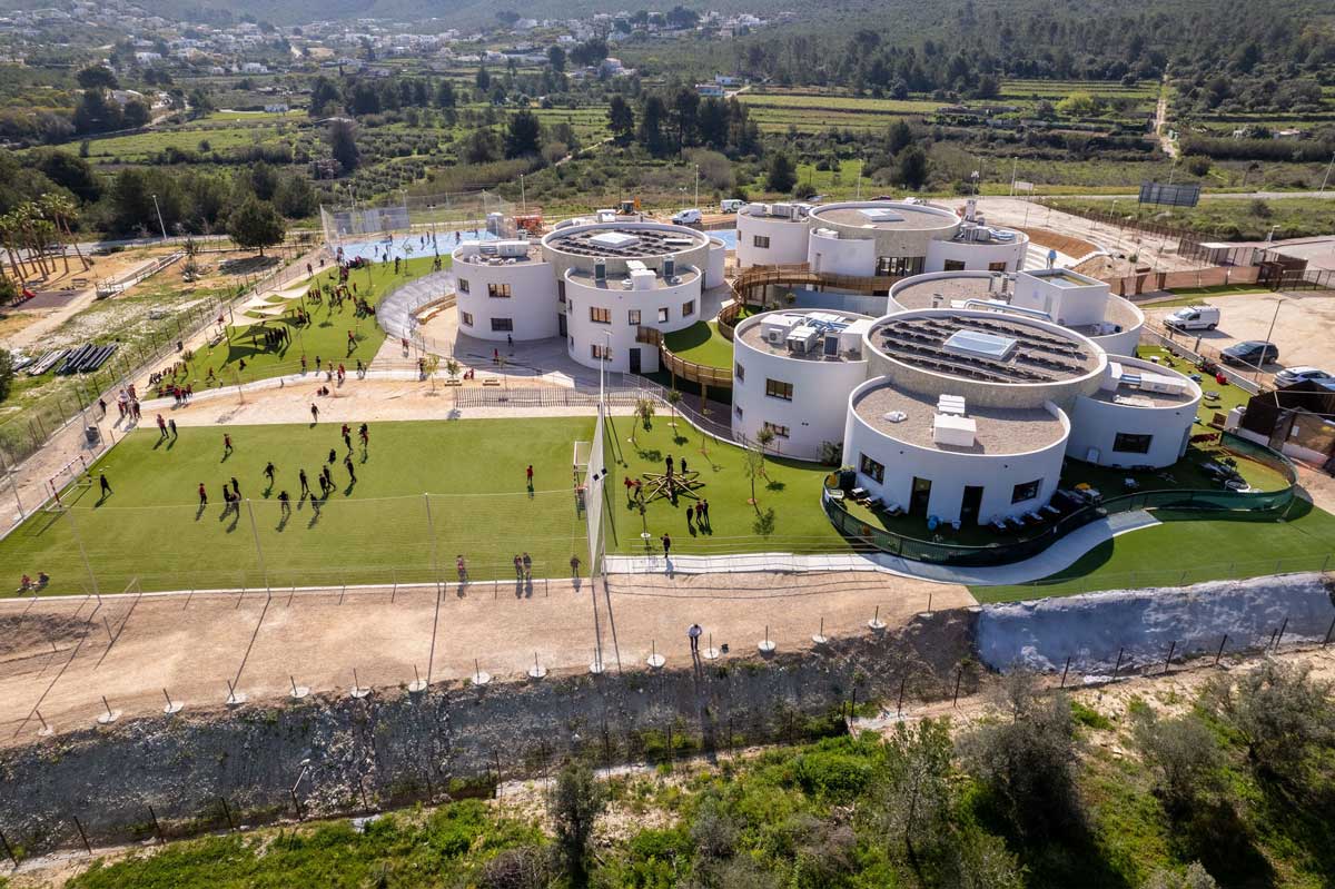 Aerial view of Xabia International College campus